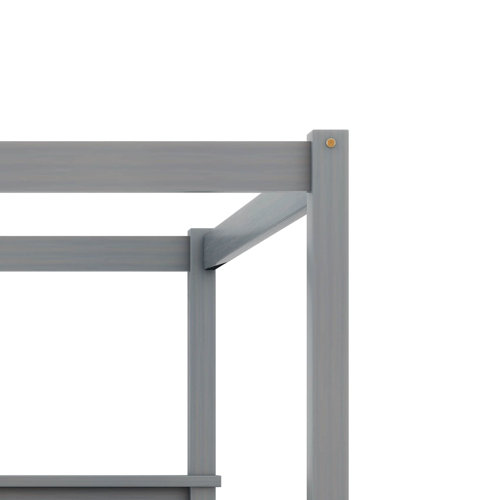 Isabelle & Max™ Adwoa Wood Canopy Bed with four Drawers Wayfair